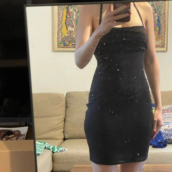 Victoria's Secret | Dresses | Victoria Secret Bra Top Black Dress Xs |  Poshmark